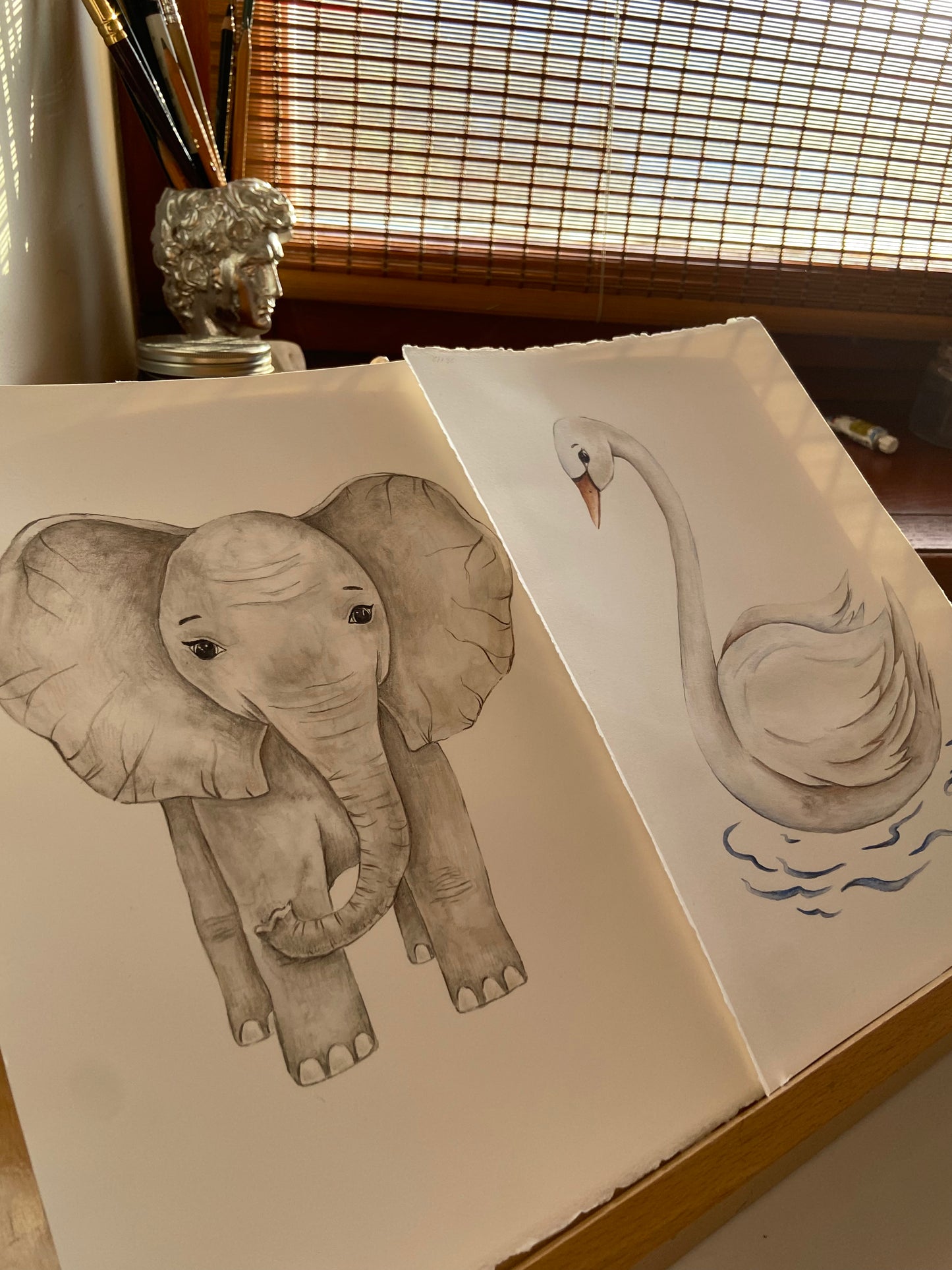 Elephant Nursery Art Print
