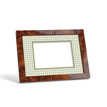 Gingham Photo Mount