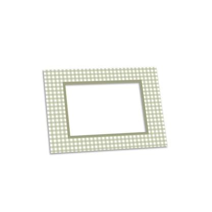 Gingham Photo Mount
