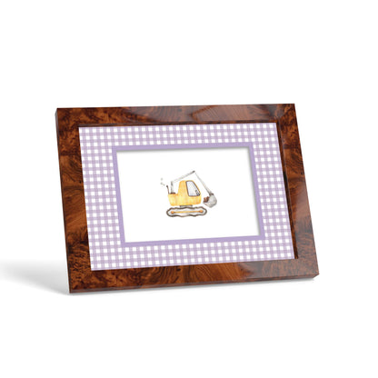 Gingham Photo Mount