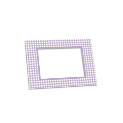 Gingham Photo Mount