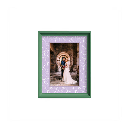 Botanical Photo Mount - mount for picture frame for wedding photos - modern wedding presents - green frame - wall hanging - Coeur et Maman