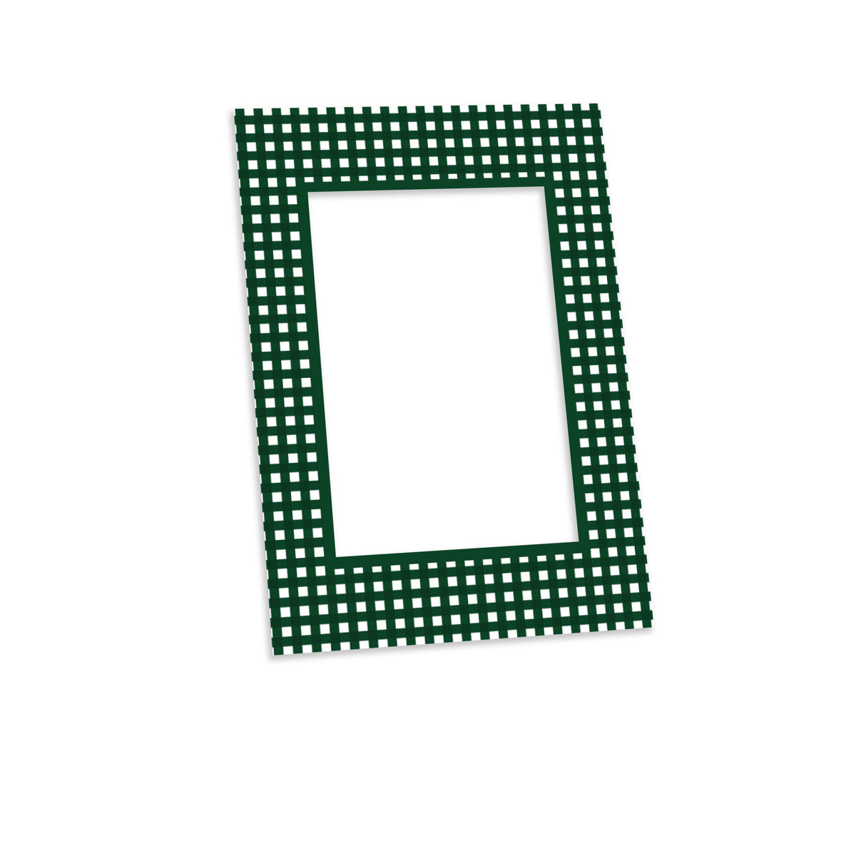 Gingham Photo Mount
