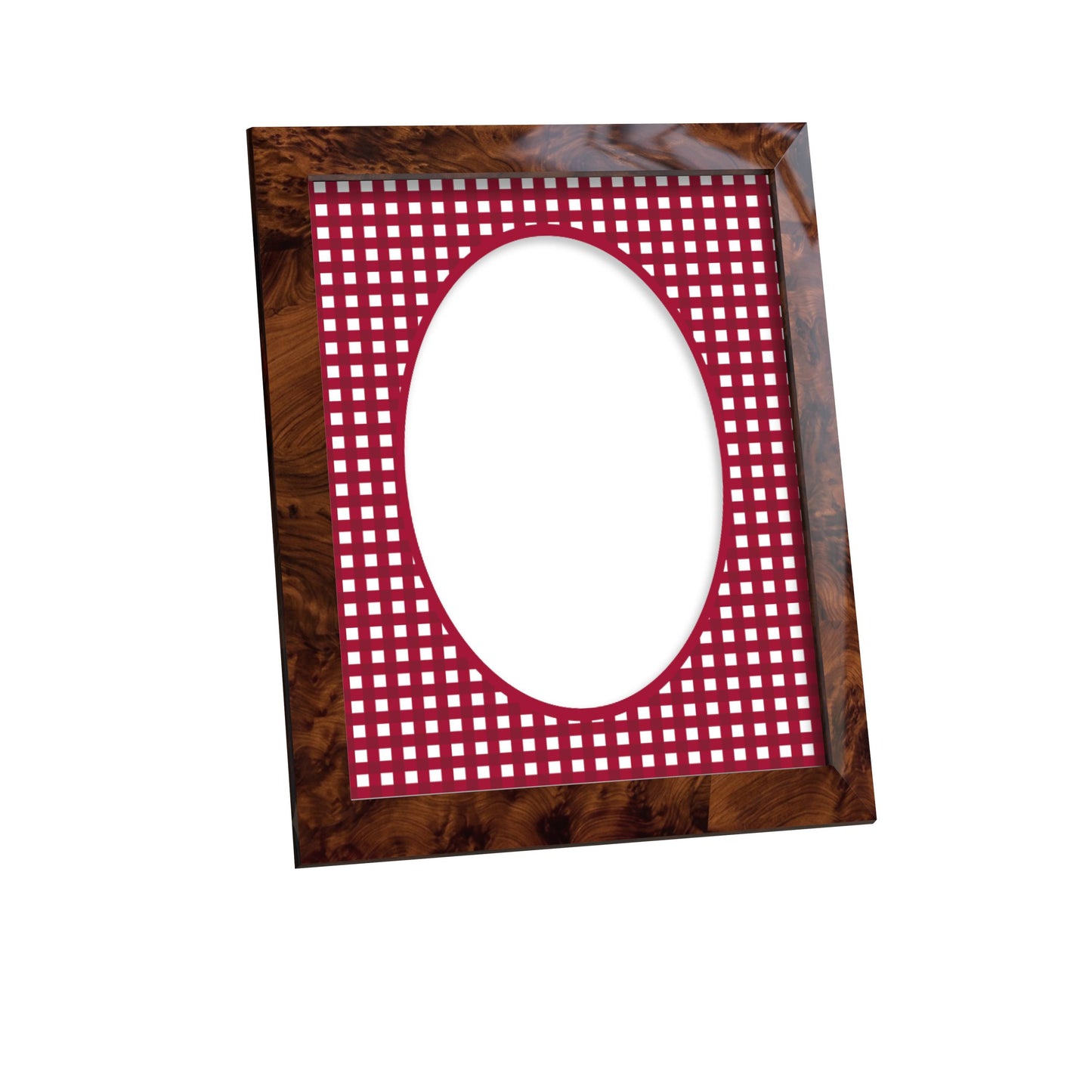 Gingham Photo Mount