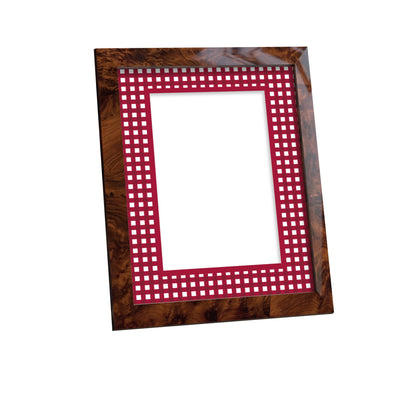 Gingham Photo Mount