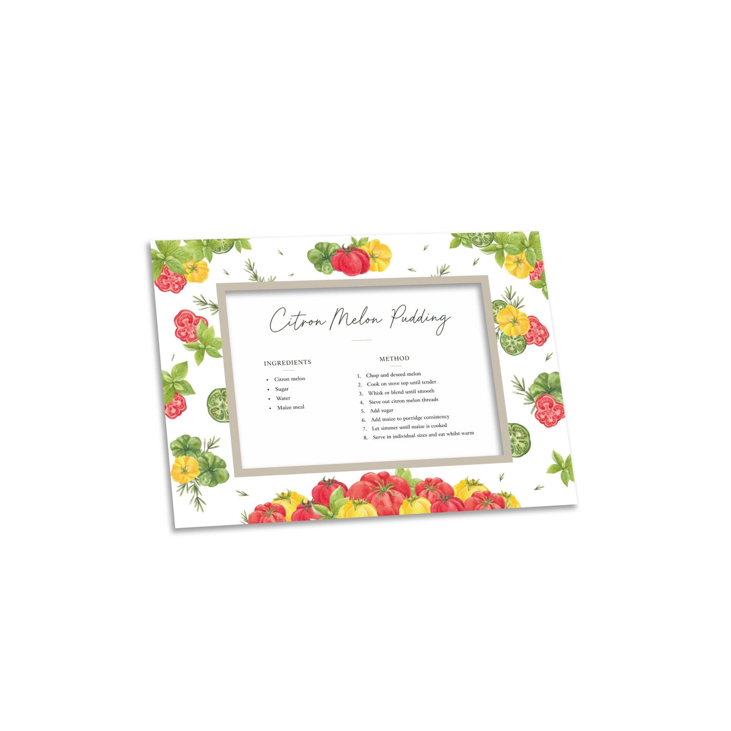 Heirloom Tomatoes Photo Mount