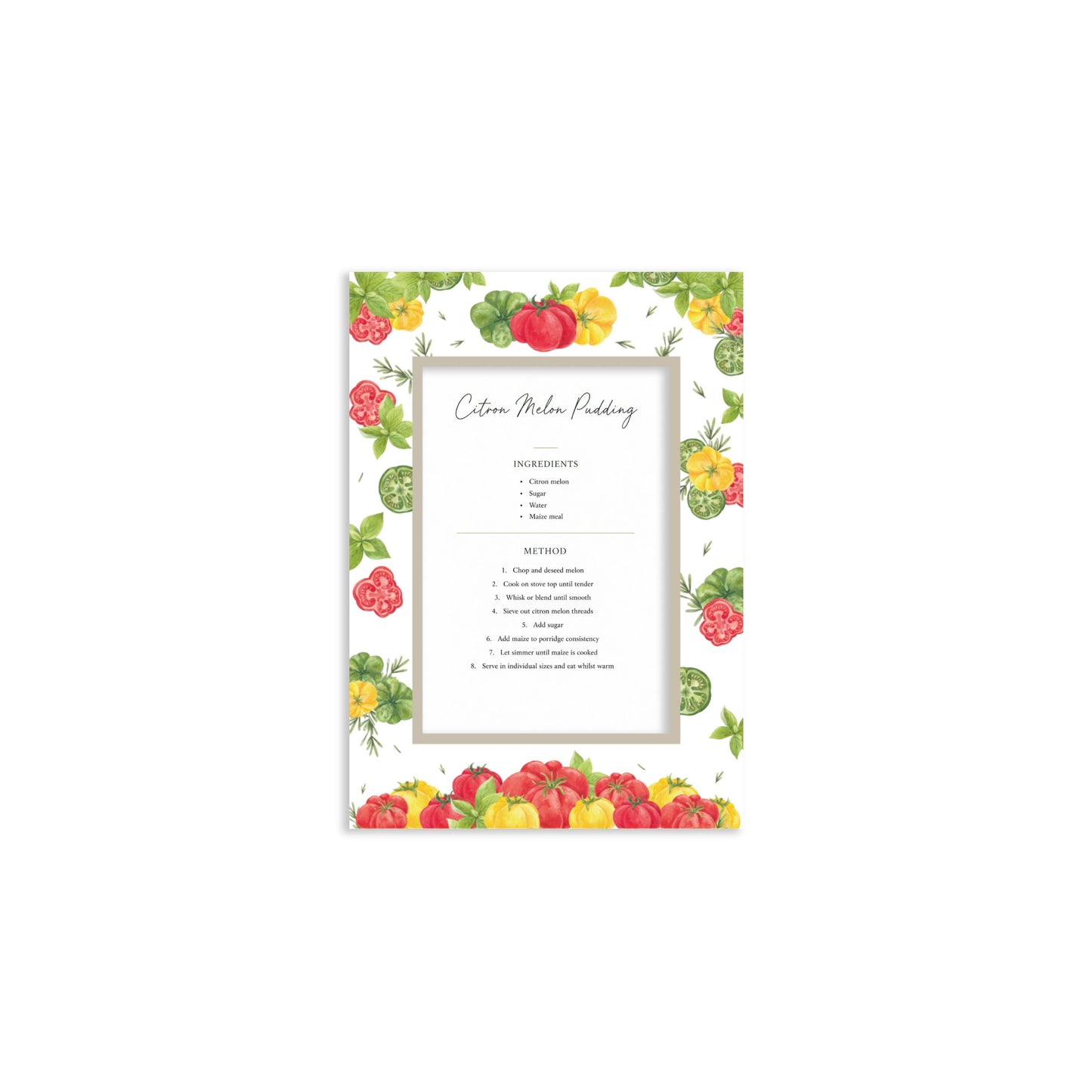 Heirloom Tomatoes Photo Mount