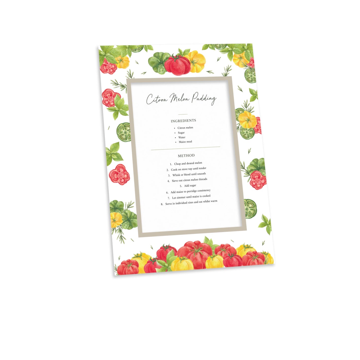 Heirloom Tomatoes Photo Mount