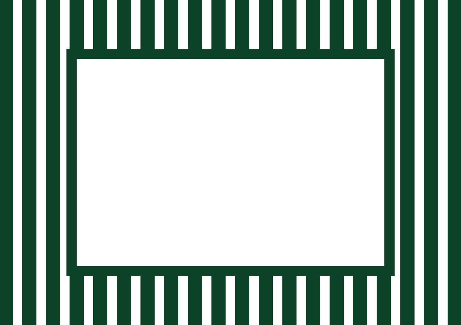 Medium Stripes Photo Mount - passe-par-tout - landscape aperture - Coeur et Maman