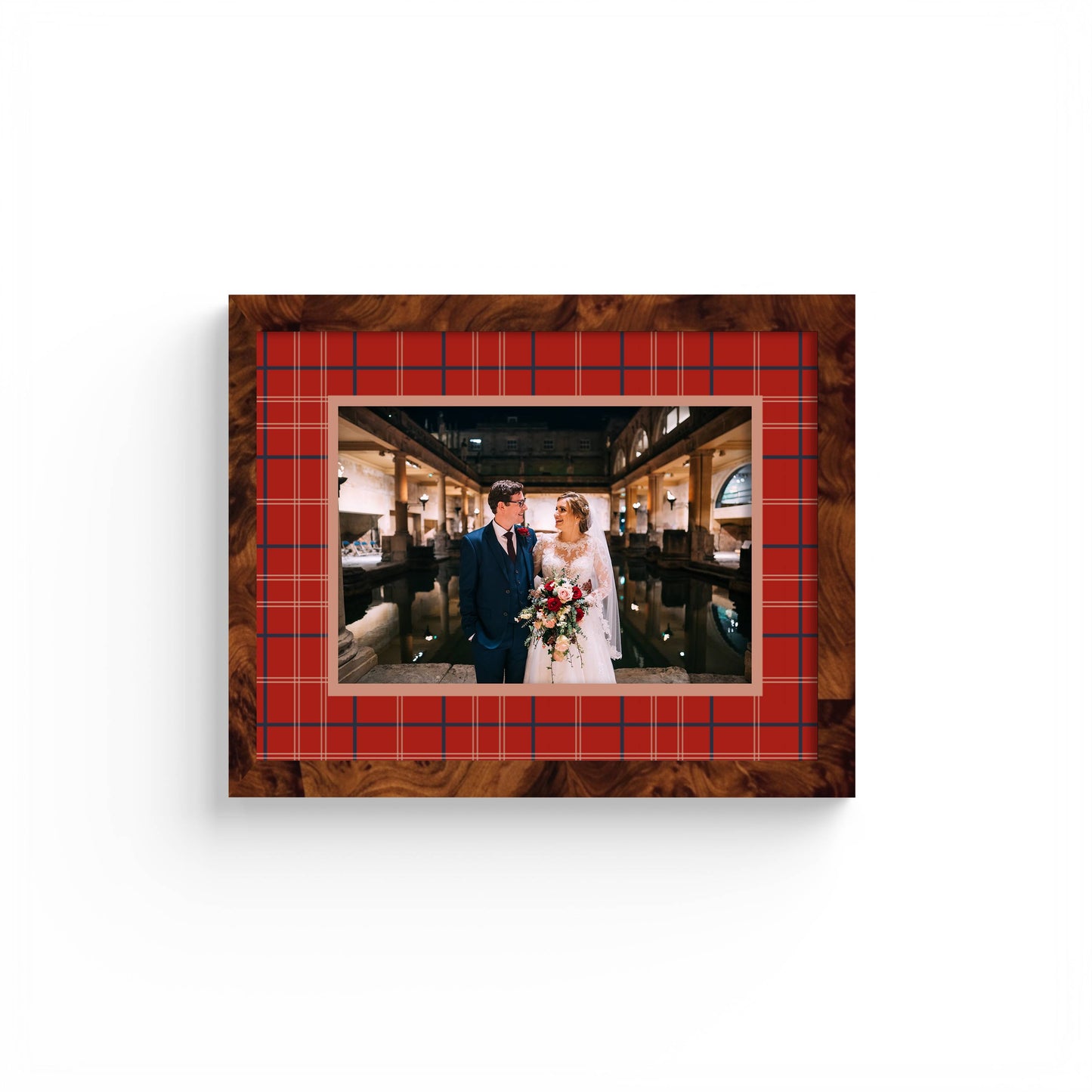 Tartan Photo Mount - passe-par-tout - landscape aperture - Coeur et Maman