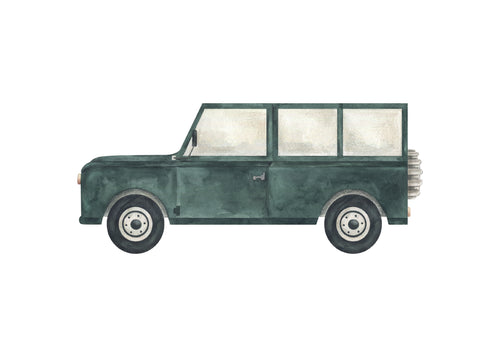 Land Rover Defender Art Print