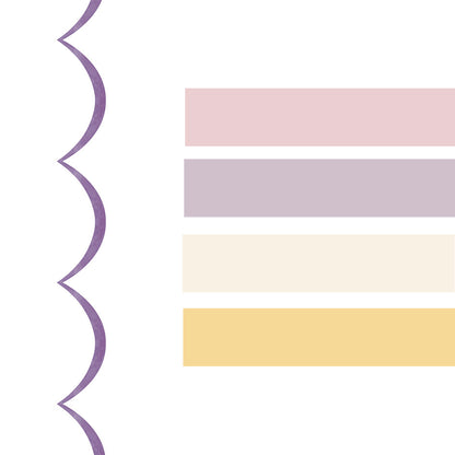 ScallopBorder__Lilac

Lilac scallop wallpaper border with a soft curved silhouette - perfect for grandmillennial and traditional interiors, and a thoughtful gift for baby showers, christenings, birthdays, and baby milestones.