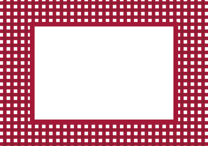 Gingham Photo Mount - passe-par-tout - landscape aperture - Coeur et Maman