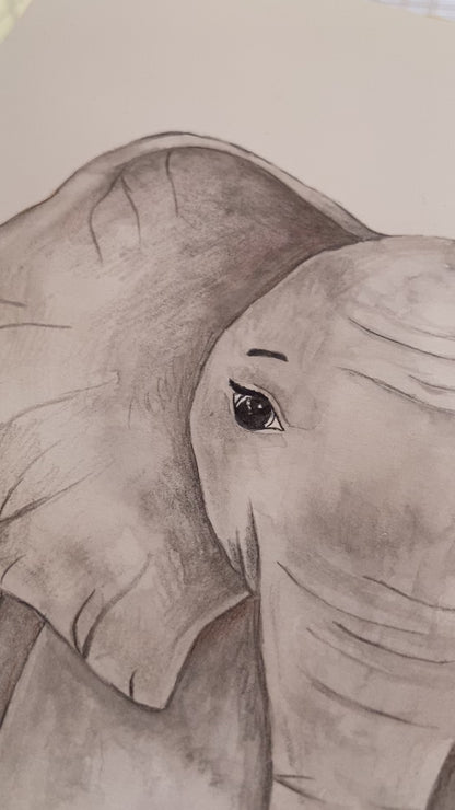 Elephant Nursery Art Print