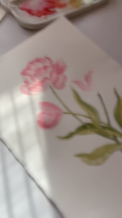 Tulips Nursery Art Print